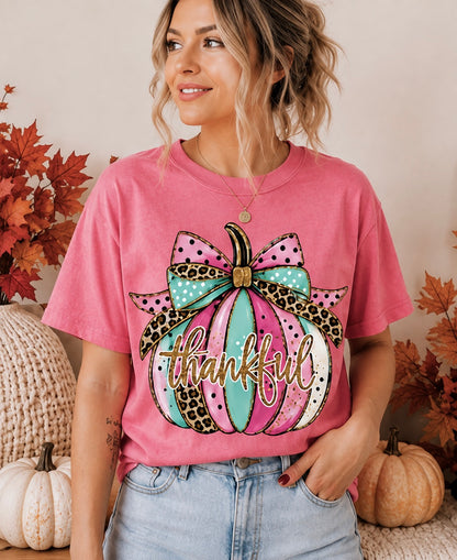 Preppy Thankful Pumpkin
