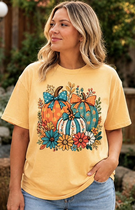 Floral Pumpkin