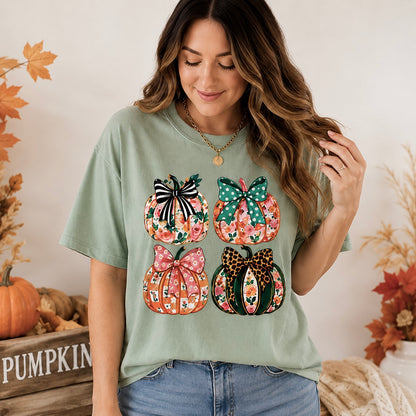 Fall Pumpkin Bow
