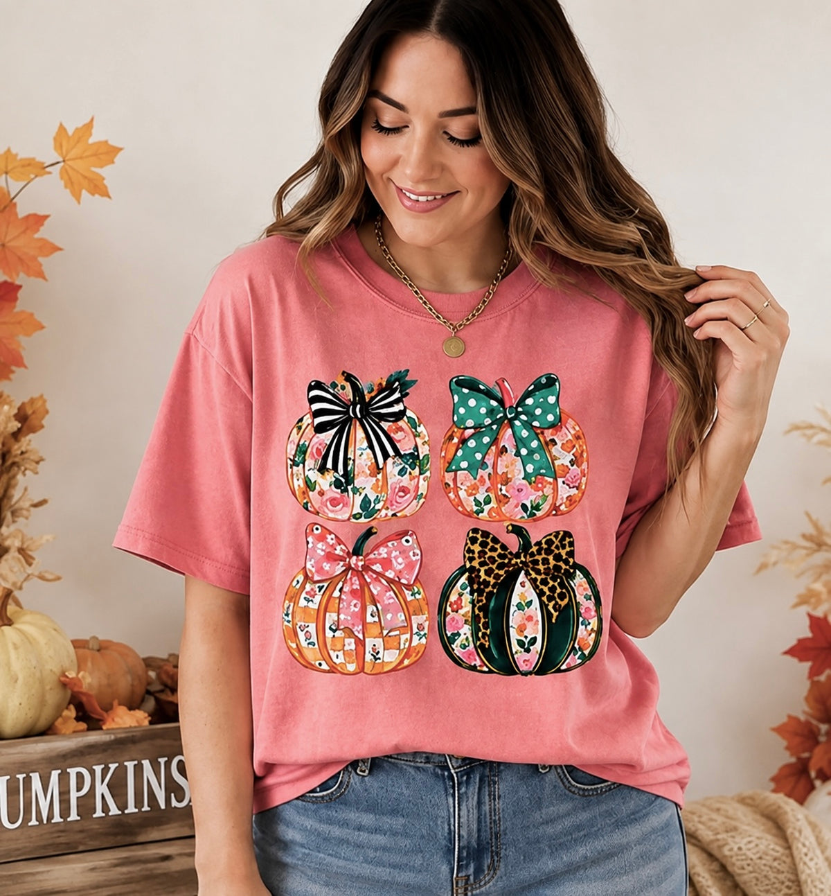 Fall Pumpkin Bow