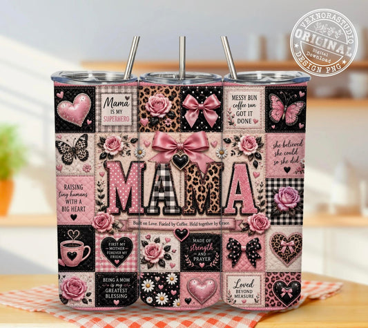 Patchwork Mama Tumbler