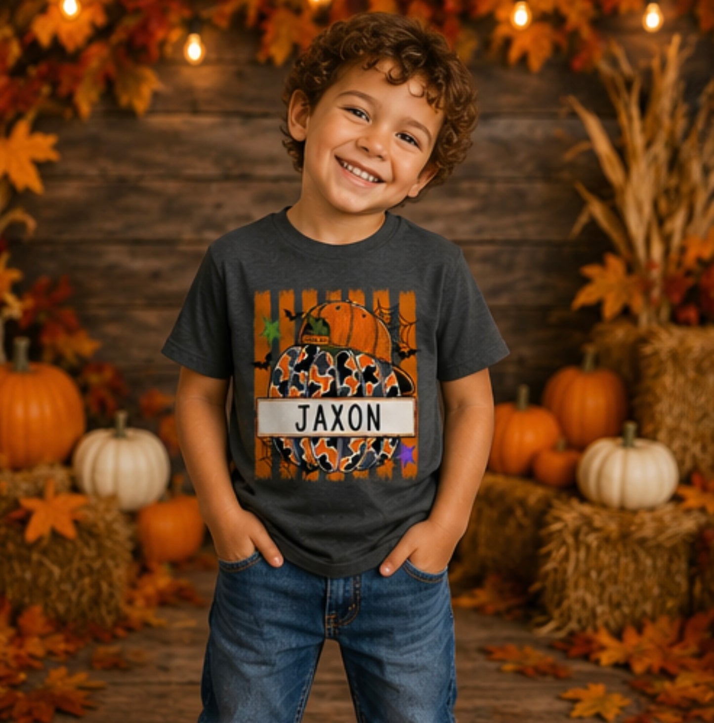 Personalized Cap Pumpkin