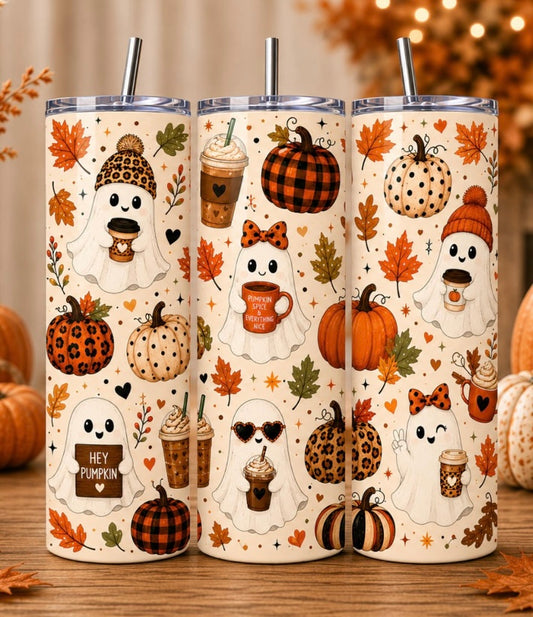 Fall Ghost Tumbler