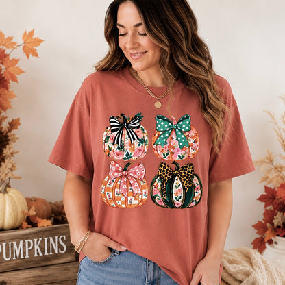 Fall Pumpkin Bow