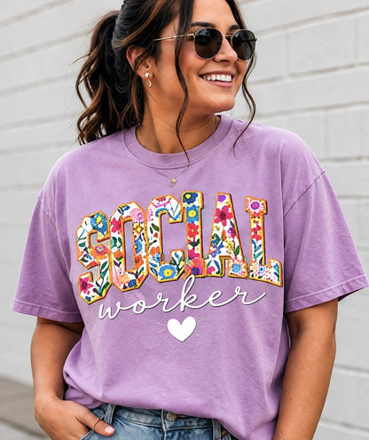 Floral Social Worker