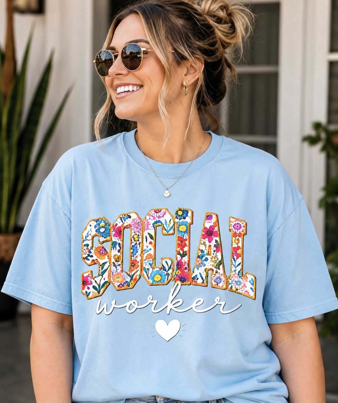 Floral Social Worker
