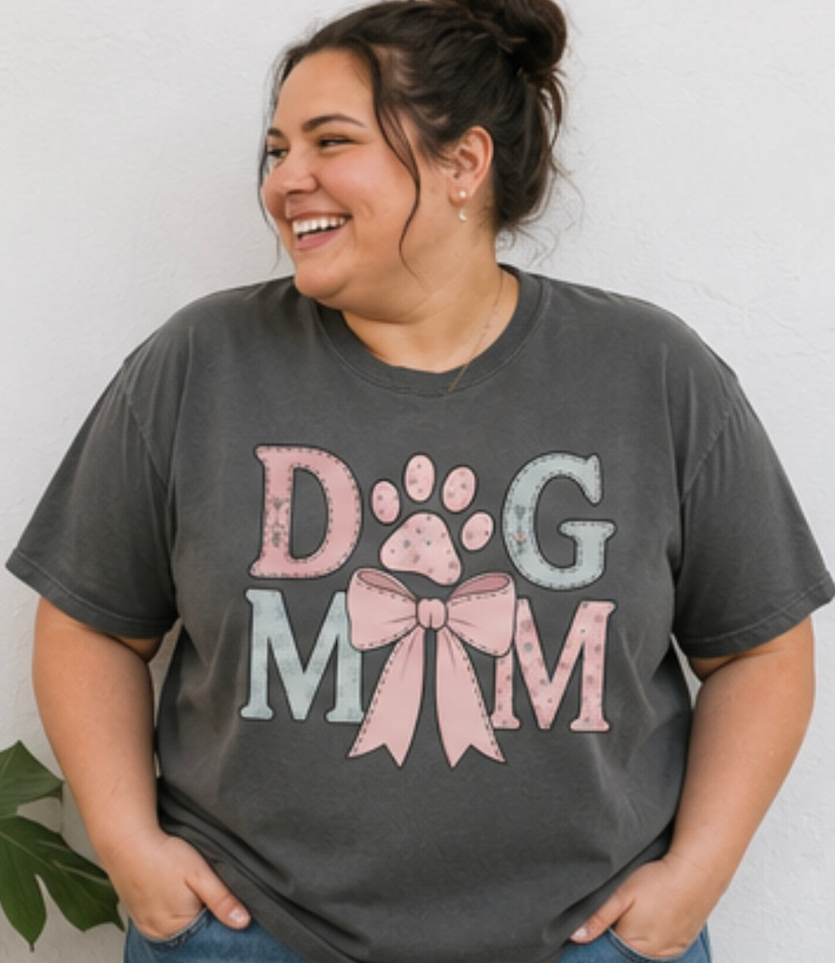 Pastel Dog Mom