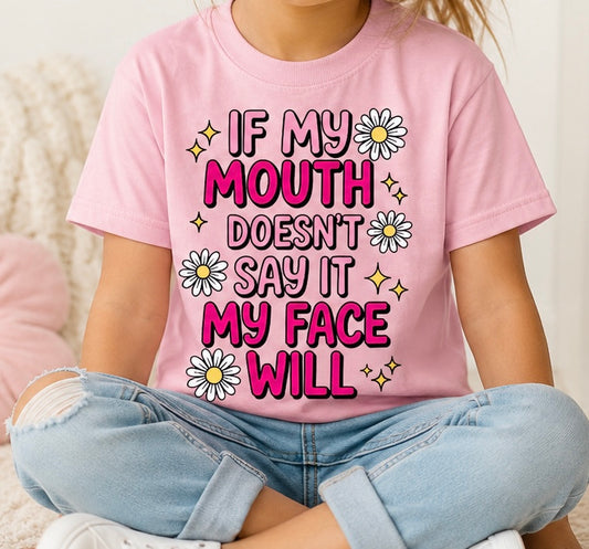 If My Mouth Doesn’t Say It, My Face Will