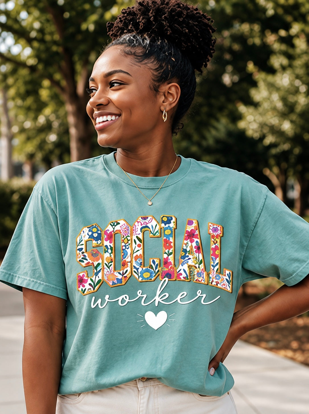 Floral Social Worker