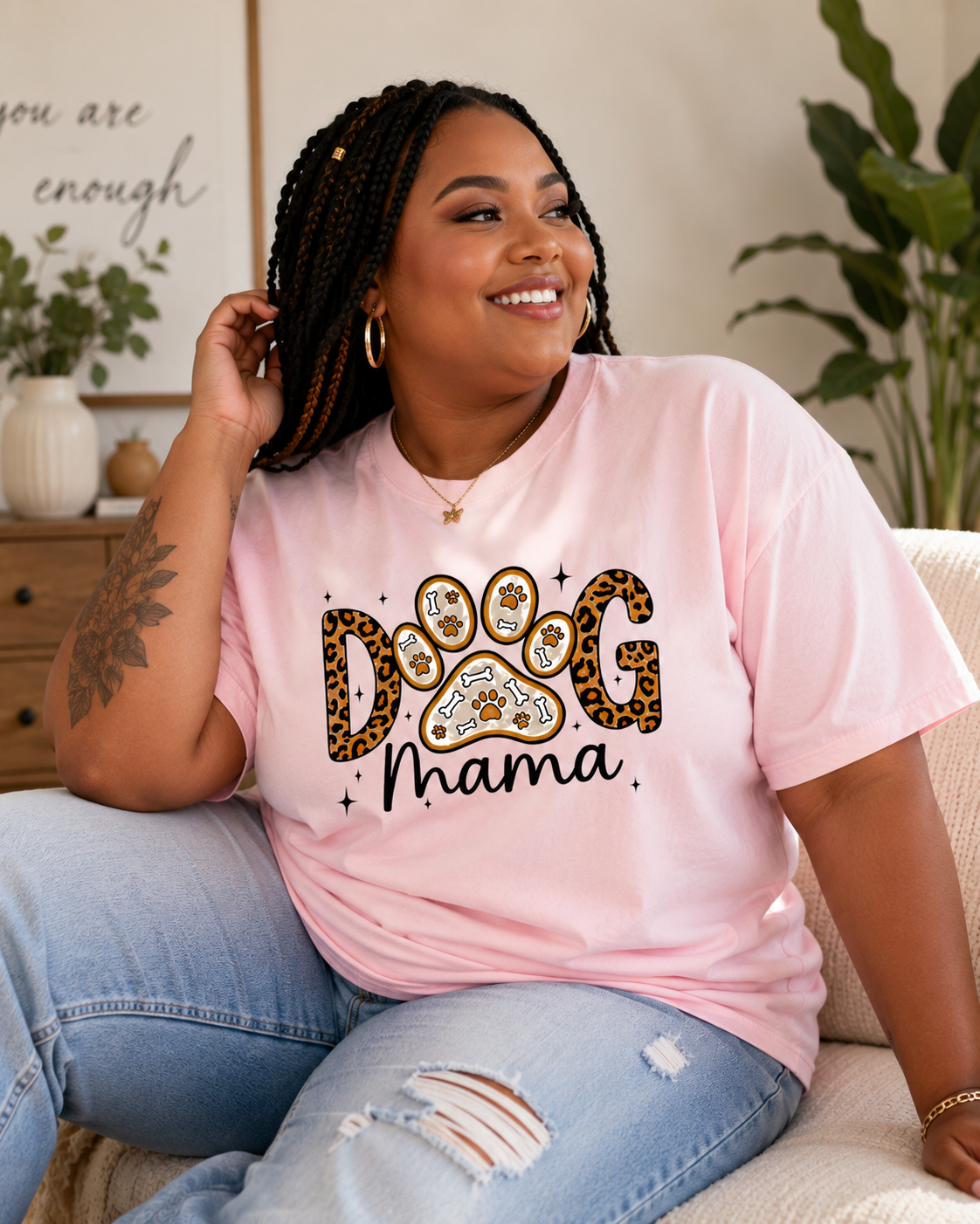 Leopard Print Dog Mom