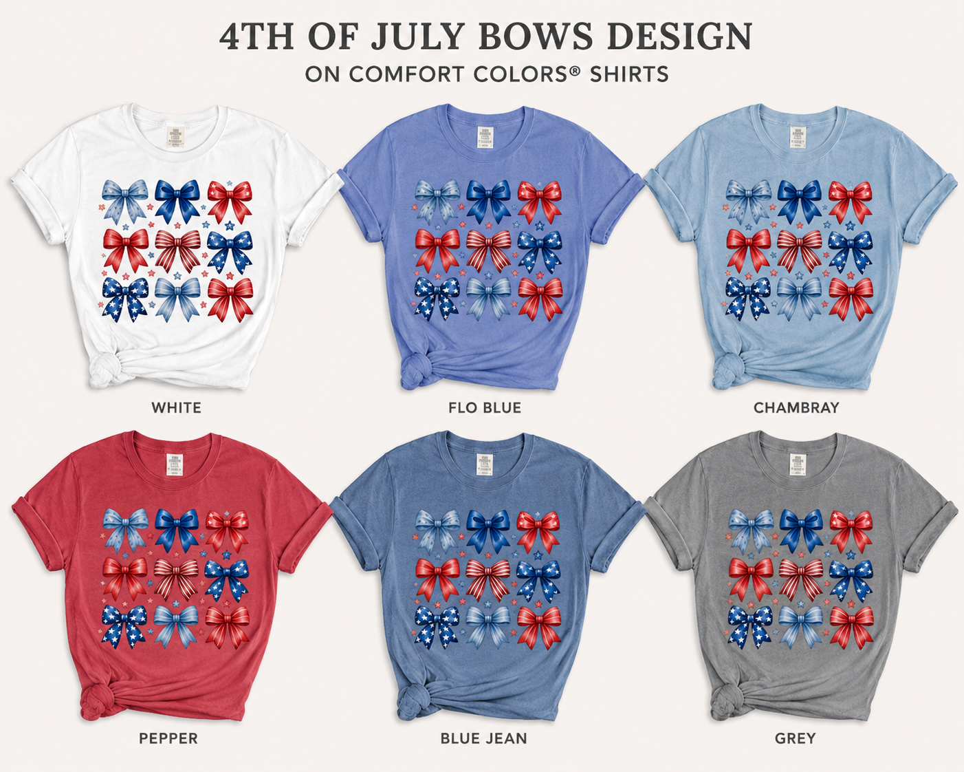 Red, White, & Bows