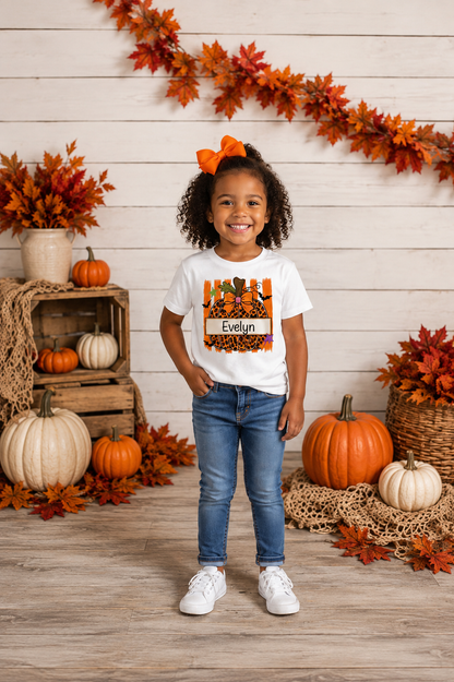 Personalized Bow Pumpkin